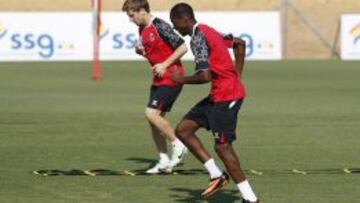 Kondogbia trabajó sin problemas tras los dolores ante el Slask