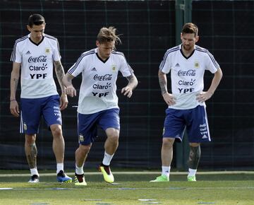 Barcelona 01Junio 2018, España
Previa al Mundial 2018
Entrenamiento de la seleccion Argentina Ciudad Deportiva Joan Gamper, Barcelona.
Foto Ortiz Gustavo