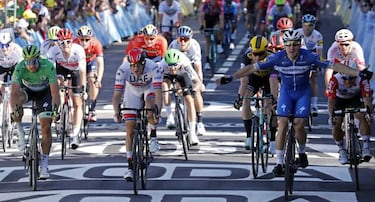 Viviani gana en Nancy lanzado por el amarillo Alaphilippe