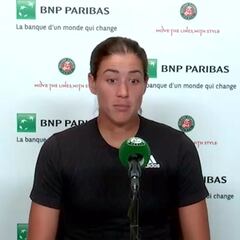 Muguruza, tras la derrota: "No estoy desanimada"