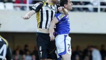 <b>UN MURO. </b>El Cartagena se topó una y otra vez con la defensa del Cartagena.