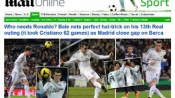 La portada del Daily Mail británico