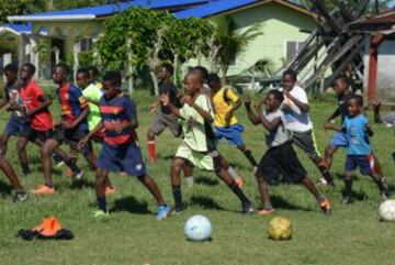 El fútbol como medio para salir de la pobreza infantil en Honduras