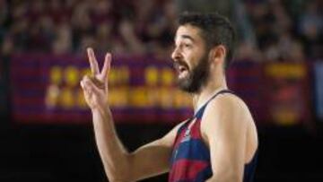 Juan Carlos Navarro, durante el partido disputado ayer jueves ante el Lokomotiv en el Palau.
