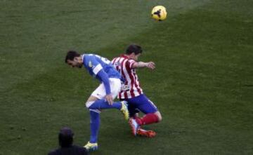 Jugada en la que se lesiona Balenziaga.