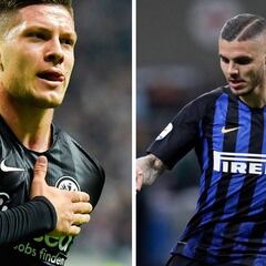El PSG se fija en Icardi y Jovic
