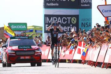 Thymen Arensman logró, a sus 22 años, la mejor victoria de su carrera, en la etapa reina de La Vuelta 2022.