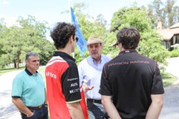 Los pilotos de Fórmula E Bruno Senna y Jerome D'Ambrosio visitaron el rancho El Casco que una vez fue la residencia de verano de Fangio y ahora es un hotel y spa, y pudieron conducir cuatro de los coches clásicos de competición del gran Manuel Fangio en el circuito Autódromo que el propio Fangio diseñó, antes de tener una visita guiada por el museo donde se reunieron con los medios de comunicación.