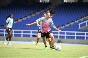 La Selección Colombia femenina última detalles para lo que será el partido amistoso ante Zambia.