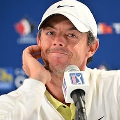 What did Rory McIlroy say in his press conference about the new LIV and PGA merger?