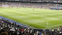 El derbi llena por primera vez el Bernabéu en Liga