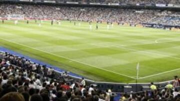 El derbi llena por primera vez el Bernabéu en Liga
