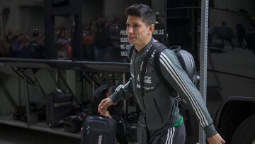 Foto durante la llegada de la Seleccion de Mexico a su hotel de Concentracion Westin Dallas Downtown previo al partido contra Croacia, en la foto: Jesus Molina. 