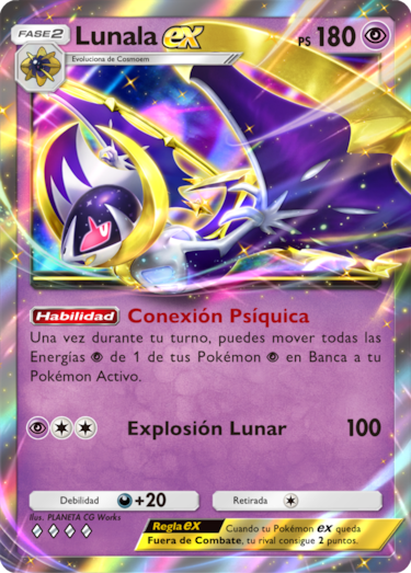 Lunala ex de Guardianes Celestiales es la nueva mejor amiga de Mewtwo ex en Pokémon TCG Pocket: así es su letal estrategia