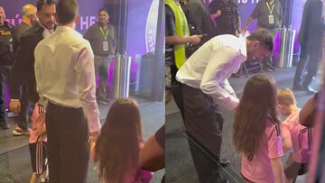 El tierno momento de De Paul con sus hijos previo a su presentación con Inter Miami