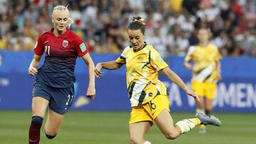 Noruega y Australia en el Mundial de Francia.