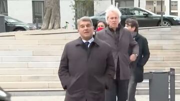 La frase de Laporta en Frankfurt que confirma el cambio de rumbo del Barça con Dembélé