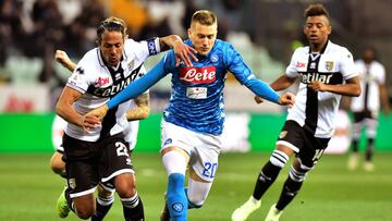 El Nápoles se pasea en Parma con un gran Milik