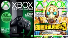 Official Xbox Magazine  en Navidades de 2017 y julio de 2019, respectivamente | Future