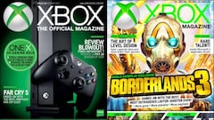 Official Xbox Magazine  en Navidades de 2017 y julio de 2019, respectivamente | Future