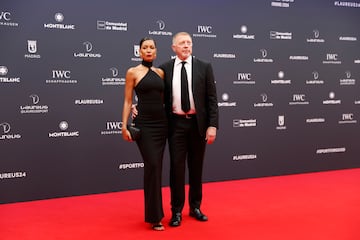 El extenista alemán Boris Becker y su pareja, Lilian Monteiro.