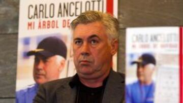 Carlo Ancelotti, en la presentación de su libro Mi Árbol de Navidad.