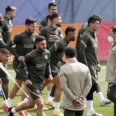 Simeone tiene a todos sus futbolistas listos salvo a Lemar