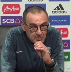 Sarri ya suena a despedida: "Debemos respetar la decisión de Hazard"