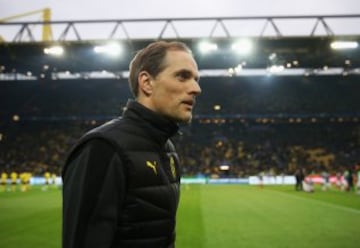 Imágenes de la antesala del duelo Dortmund-Mónaco en el Signal Iduna Park.