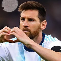Messi ya dobla a Maradona en goles con Argentina