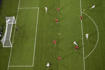 2-3. Nacho Fernández marcó el tercer gol.