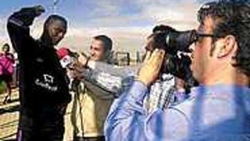 EL SOSPECHOSO. Lozano no se cortó ayer a la hora de valorar lo sucedido en el partido del Bernabéu.