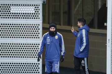 Manchester 21 marzo 2018
Entrenamiento de la Seleccin Argentina en el 
Manchester City Academy


Foto Ortiz Gustavo
