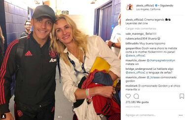 Alexis sorprende con foto junto a la actriz Julia Roberts