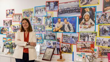 Cristina Ribes, directora ejecutiva de la Gasol Foundation, en la oficina que tienen en Sant Boi de Llobregat.