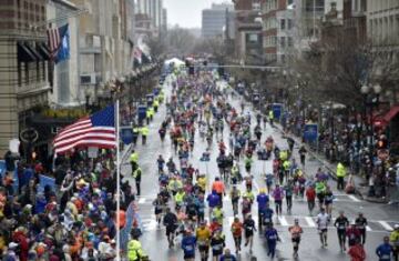 Las mejores imágenes del Maratón de Boston