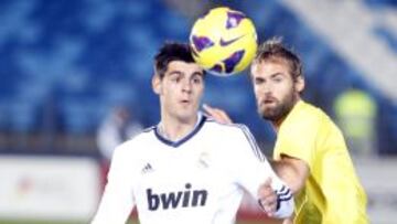 Morata se consolida en el once del Castilla.