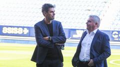 Pellegrini, junto a Vizcaíno.