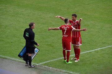 Xabi Alonso y Franck Ribery.