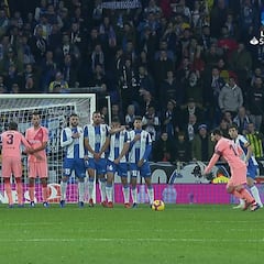 Puede entrar en el debate a mejor falta de su carrera: Messi, abrillantando la escuadra