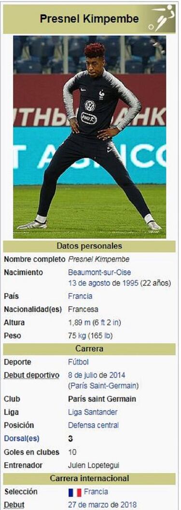 Wikipedia ficha a Kimpembe para el Madrid de Lopetegui