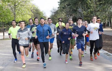 Daniel Manzano, Chema Martínez, Támara Sanfabio... Mucho nivel en el test de selección '42 contra 1' para la Maratón de Madrid.