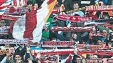 <b>EN EL AIRE. </b>La invasión rojiblanca en Zaragoza se antoja difícil.