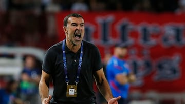 Carcedo, durante un partido del Pafos.