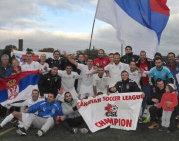 Serbian White Eagles selló el año como club más poderoso de la Liga canadiense. El equipo de Toronto derrotó 2-1 a Hamilton City en la final.