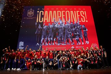 Celebración de la Nations, el lunes, en el WiZink Center.