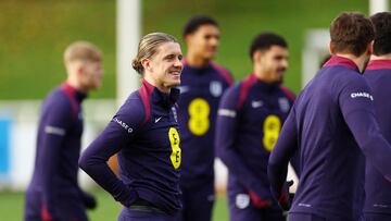 Soccer Football - Nations League - England Training - St George's Park, Burton upon Trent, Britain - November 12, 2024 England's Conor Gallagher during training Action Images via Reuters/Andrew Boyers