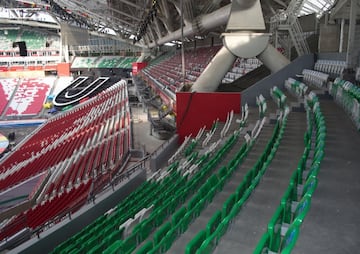 El estadio donde Chile jugará con Alemania tiene dos vidas: la primera cuando se inauguró el 2013 y fue utilizado el Campeonato Mundial de Natación el 2015. Se instaló una piscina en un costado del recinto, que fue retirada después para construir la cancha y entregárselo al Rubin para que iniciara su segunda vida. Tiene capacidad para casi 45 mil personas.