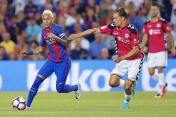 Neymar y Marcos Llorente.