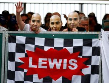 Seguidores de Lewis Hamilton.